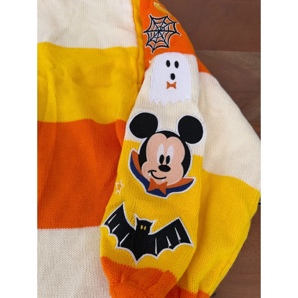 Disney Her Universe Halloween Candy Corn Mickey Minnie Cardigan Plus Size 5 NEW
